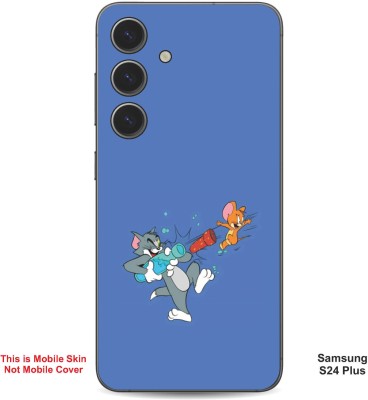 VYBE The Smart Choice Samsung S24 Plus Tom & Jerry Embossed Mobile Skin(Glaucous 1)