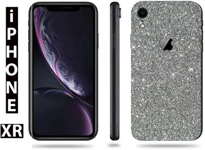 BugguSkin Apple iPhone XR Mobile Skin(Ultra Super Grey Glitter Skin With High Matte Finish.)