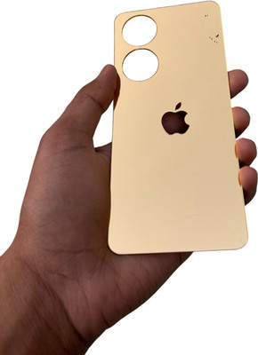 TWUAOP VIVO Y100 5G MOBILE SKIN ACRYLIC SHEET MIRROR BACK PANNEL APPLE Mobile Skin(Gold)