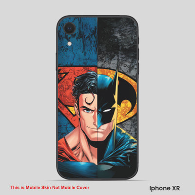 VYBE The Smart Choice iPhone XR Super Hero Mobile Skin(Light Navy Blue 1)
