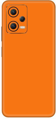 Vcare GadGets Orange Glossy Poco X5 5G Mobile Skin(Orange)