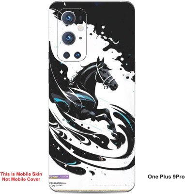 VYBE The Smart Choice One Plus 9 Pro Horse Embossed Mobile Skin(Milk White 26)