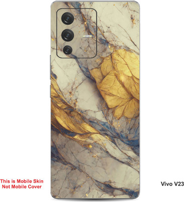 VYBE The Smart Choice Vivo V23 Abstract Embossed Mobile Skin(Vanilla 3)