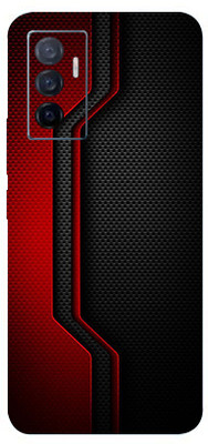 AsSkin Vivo V23e 5G Mobile Skin(Red Pattren Mobile Skin WIth High Matte Finish)