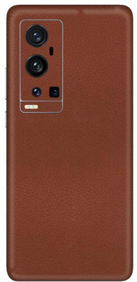 Vcare GadGets Vivo X60 Pro Plus Mobile Skin(Leather Brown)
