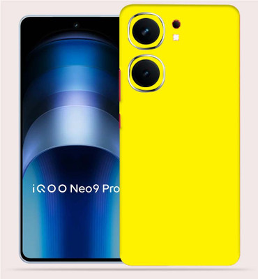 OggyBaba Vivo Iqoo Neo 9 Pro 5g Mobile Skin(Yellow Matte)
