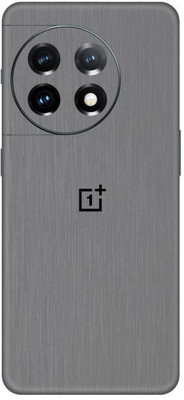 Vcare GadGets One Plus 11 5G With Logo Mobile Skin(Silver)
