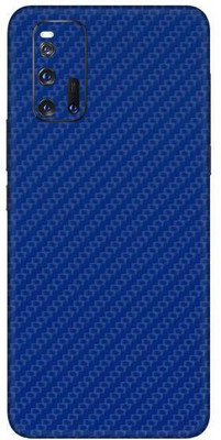 Vcare GadGets IQOO 3 5G Mobile Skin(Fiber Carbon Blue)