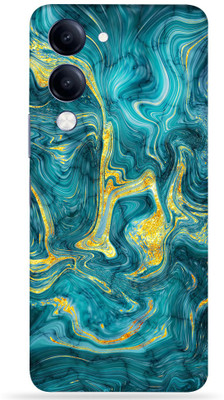 Gizmo Wraps T4 Lite 5g Mobile Skin(Golden Lava)