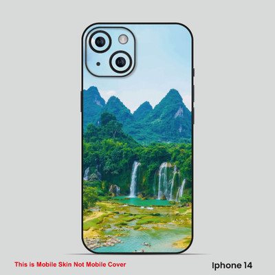 VYBE The Smart Choice iPhone 14 Naturel Mobile Skin(Faded Pink, Cascade 8)