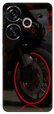 Vcare GadGets Poco F6 (5G) Mobile Skin(Black & Red)