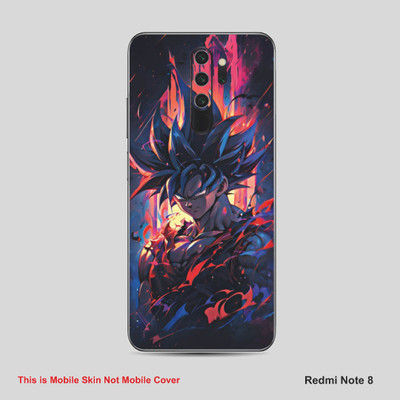 VYBE The Smart Choice Redmi Note 8 Goku Mobile Skin Mobile Skin(Deep Rose A25)