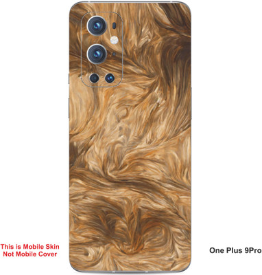VYBE The Smart Choice One Plus 9 Pro Abstract Embossed Mobile Skin(Dark Pastel Red A5)