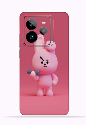 Mclaxa Realme GT 7 pro 5g Mobile Skin(Pink teddy)