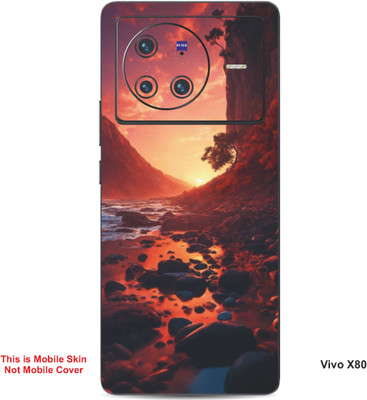 VYBE The Smart Choice Vivo X80 Naturel Mobile Skin(Pale Salmon 14)