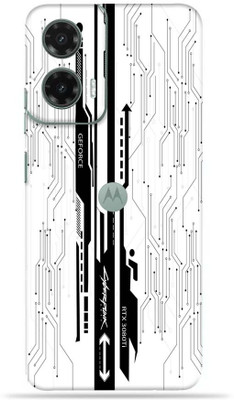 OggyBaba OggyBaba Moto G35 5g Mobile Skin(White-CyberPunk)
