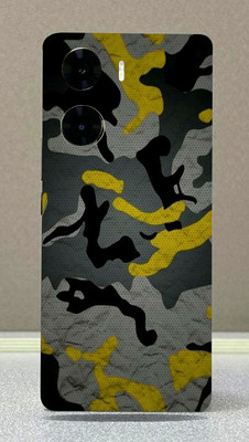 SkinoMania Vivo V29e Mobile Skin(-Camo_Yellow Multicolor Mobile Skin)