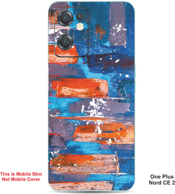 VYBE The Smart Choice One Plus Nord CE 2 Art Embossed Mobile Skin(Picton Blue A17)