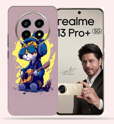 OggyBaba OggyBaba Realme 13 pro plus Mobile Skin(Gitaar Cat)
