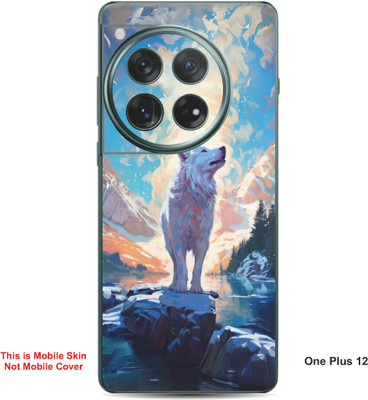VYBE The Smart Choice One Plus 12 Wolves Embossed Mobile Skin(Jordy Blue 34)