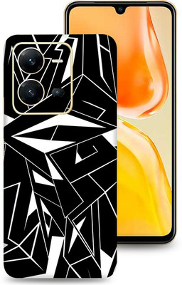 SkinoMania Vivo V25-5G Mobile Skin(B&W Abstract)