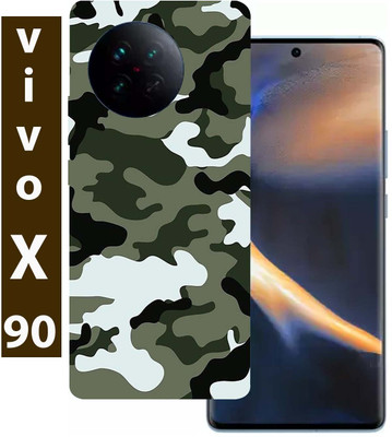 BugguSkin Vivo X90 Mobile Skin(Ultra Super Camouflage Military WINTER Skin With High Matte Finish.)
