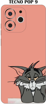 SKINFACTORY TECNO POP 9 Premium Vinyl BACK 10 Mobile Skin(Multicolor)