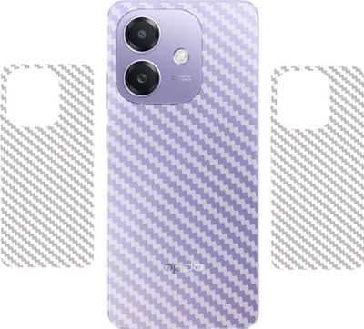 SHIVATRIX REDMI A3X, 3D CARBON FIBER ULTRA THIN BACK LAMINATION, (PACK OF 2) Mobile Skin(Transparent)