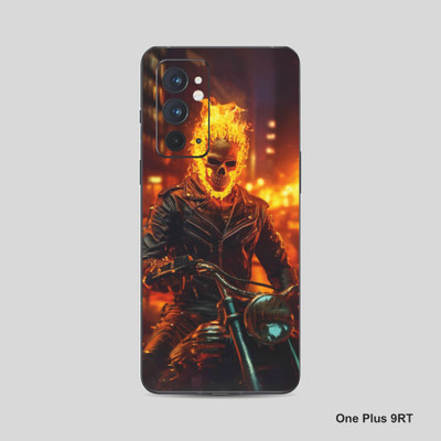 VYBE The Smart Choice One Plus 9RT Raider Bike Mobile Skin Mobile Skin(Yellowish Orange 13)