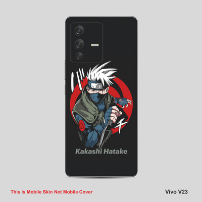 VYBE The Smart Choice Vivo V23 Kakashi Mobile Skin Mobile Skin(Camouflage Black 06)