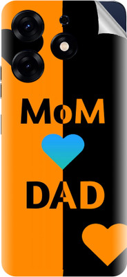 tiddler Tecno Pop 8 Mobile Skin(Black&Yellow)