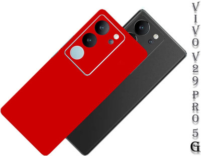 BUGGU VIVO V29 PRO 5G, VIVO V29 PRO 5G, VIVO V29 PRO 5G Mobile Skin(Ultra Cf Red Matte Skin With High Matte Finish.)