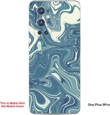 VYBE The Smart Choice One Plus 9 Pro Abstract Embossed Mobile Skin(Vanilla A5)