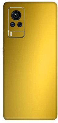 Vcare GadGets Vivo X60 Pro Mobile Skin(Metallic Gold Shining)