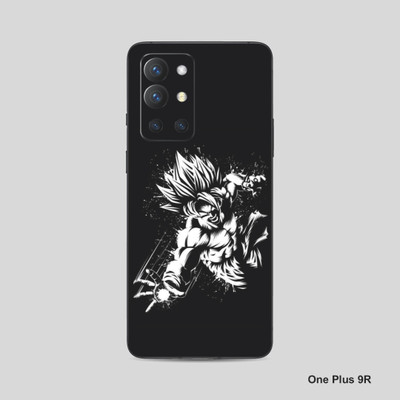 VYBE The Smart Choice One Plus 9R Goku Mobile Skin Mobile Skin(White Black B15)