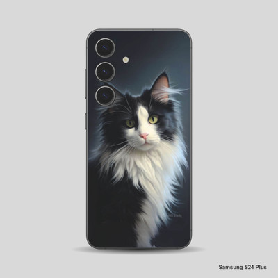 VYBE The Smart Choice Samsung S24 Plus Cat Mobile Skin Mobile Skin(Dark Grey 32)