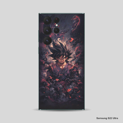 VYBE The Smart Choice Samsung S22 Ultra Goku Mobile Skin Mobile Skin(Vampire Grey 29)