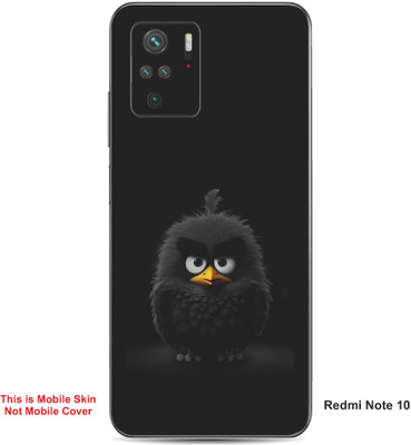 VYBE The Smart Choice Redmi Note 10 Angry Bird Embossed Mobile Skin(Iridium A1)