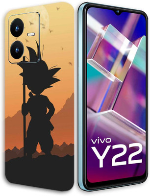 BugguSkin VIVO Y22 Mobile Skin(Ultra Super Goku SunSet Skin With High Matte Finish.)