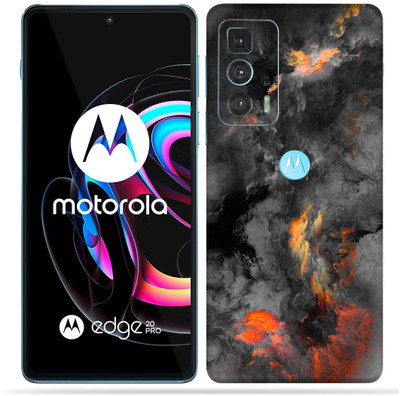 OggyBaba OggyBaba Moto Edge 20 pro Mobile Skin(Black clouds)