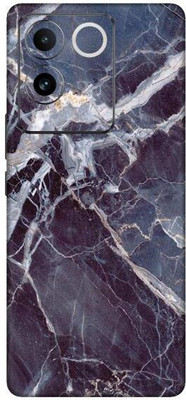 Vcare GadGets Dark Blue Marble Vivo T2 Pro 5G Mobile Skin(Multicolor)