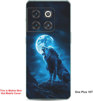 VYBE The Smart Choice One Plus 10T Lion Embossed Mobile Skin(Water Blue 31)