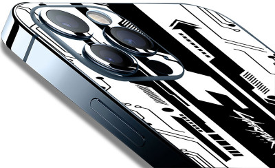 FCS Huawei Enjoy 20 SE Printed Back skin Mobile Skin(Cyber Punk White)