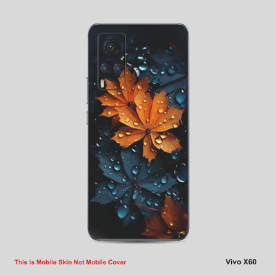 VYBE The Smart Choice Vivo X60 Pattern Mobile Skin Mobile Skin(Dark Grey Blue A5)