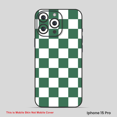 VYBE The Smart Choice iPhone 15 Pro Pattern Mobile Skin(Mineral Green 11)