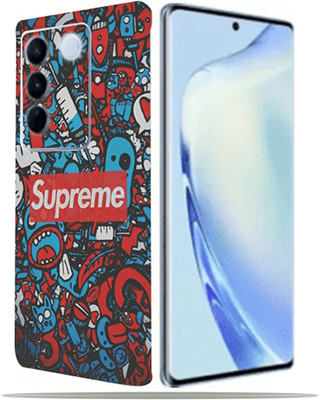 Mclaxa Vivo V27 Pro 5G, Supreme Doodle For Vivo V27 Pro 5G, Vivo V27 Pro 5G Mobile Skin(Supreme Doodle (Not Back Cover))