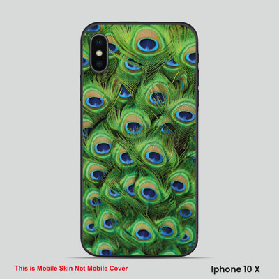 VYBE The Smart Choice iPhone 10X Naturel Mobile Skin(Android Green 5)