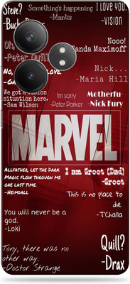 SkinoMania Realme GT 6T Mobile Skin(Typo-Marvel)