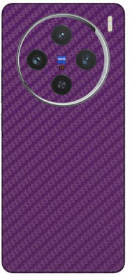 Vcare GadGets X100 5G Mobile Skin(Fiber Carbon Purple)