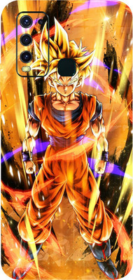 BUGGU VIVO Y30 Mobile Skin(Ultra Super The Goku Skin With High Matte Finish.)